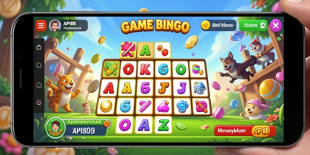 Tampilan gameplay seru dari API88 yang penuh warna dan interaksi.