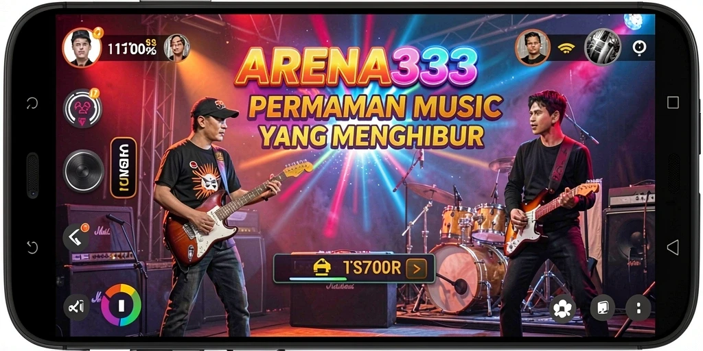 Tampilan gameplay ARENA333 yang menarik dan penuh warna.