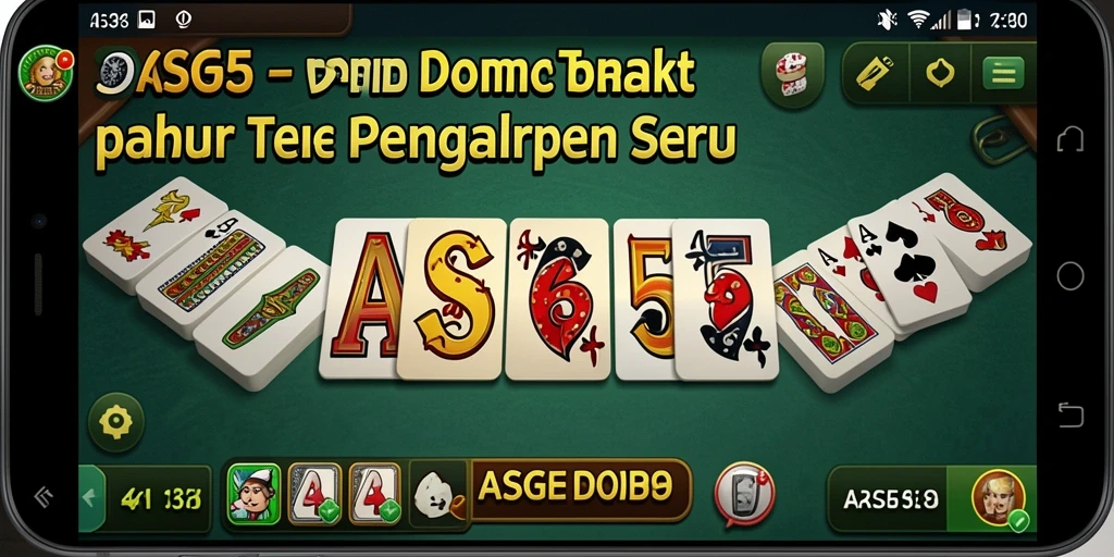 Tampilan gameplay seru di ASG55 dengan mode Domino menarik.