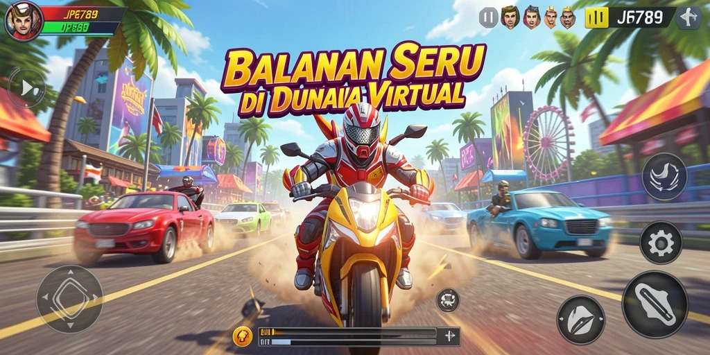 Gameplay balapan seru di JP6789 dengan grafis menakjubkan.