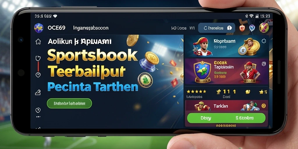 Tampilan gameplay menarik pada aplikasi Sportsbook OCE69.