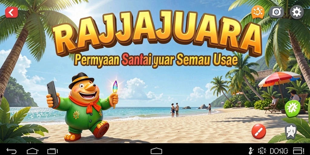 Tampilan gameplay RAJAJUARA yang seru dan penuh warna.