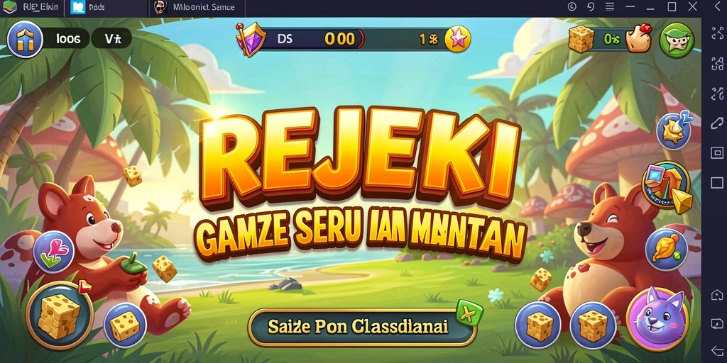 Gameplay REJEKI yang menantang di dalam aplikasi Puzzle.