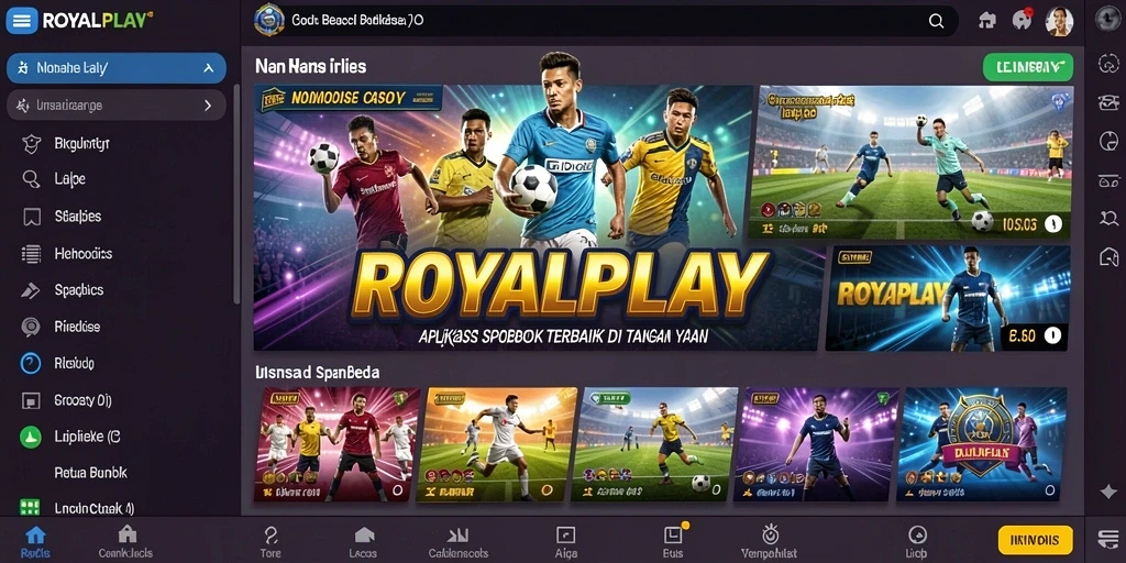 Tampilan antarmuka dan fitur taruhan yang mengesankan dari ROYALPLAY.
