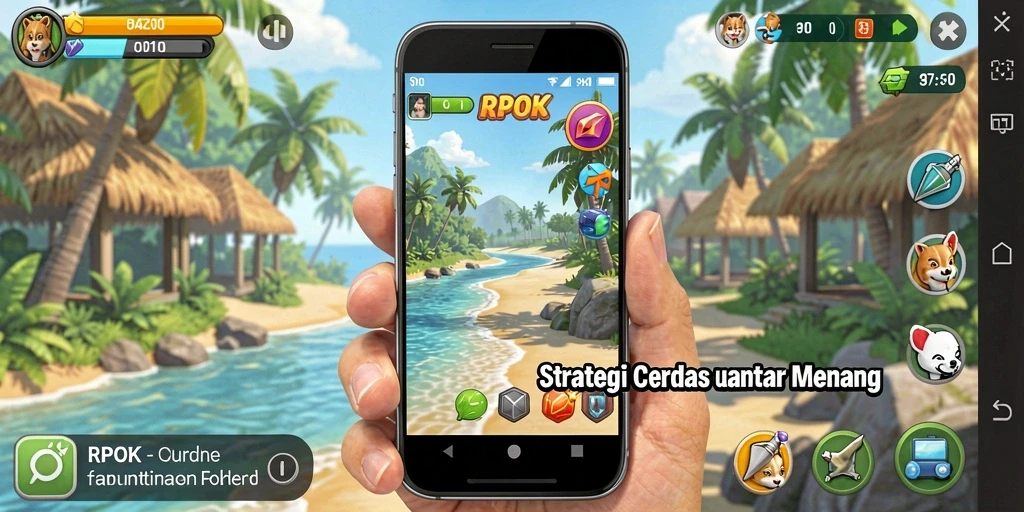 Tampilan gameplay <strong>RPOK</strong> yang menantang dan menarik.