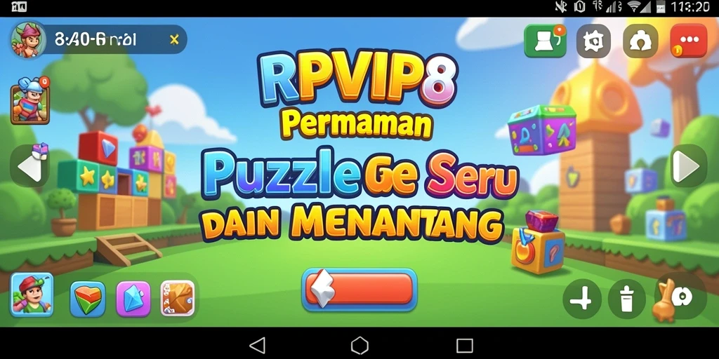 Tampilan gameplay RPVIP8 yang menarik dan penuh tantangan Puzzle.