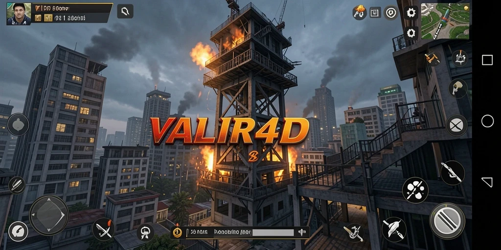 Gameplay VALIR4D menunjukkan aksi bertahan yang mendebarkan.