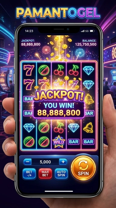 Tampilan antarmuka pamantogel yang modern dan menarik.