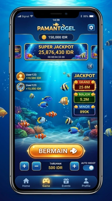 Proses pengunduhan aplikasi cepat dan mudah di pamantogel.